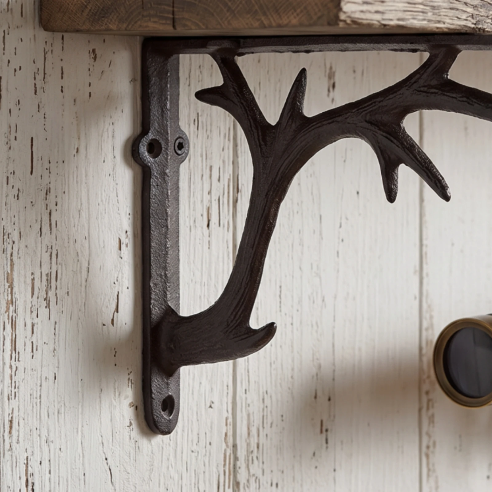 Deer Horn Wall Shelf Bracket V - огляд і ціна Woodworking Inspiration