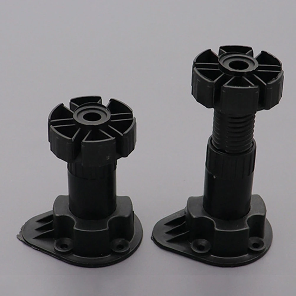 Pieds de Meuble Réglables, Extensions Recommandées, Noir, Largeur Mm