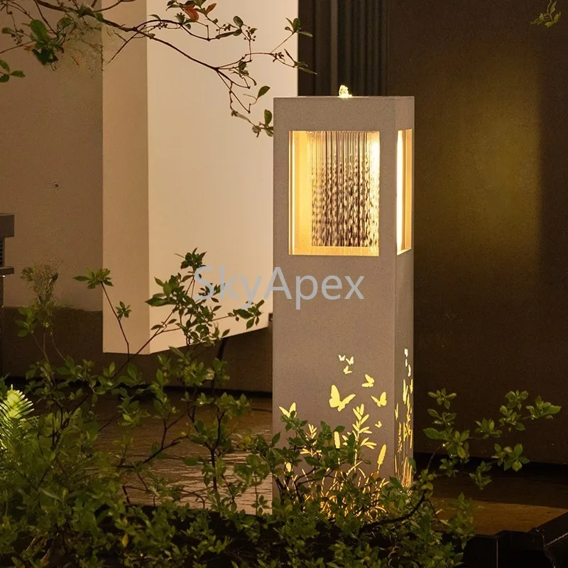 Outdoor Courtyard Balcony Garden Villa Landscaping Small Fountain Lucky Circulating  Water Ornaments Housewarming Decoration Set