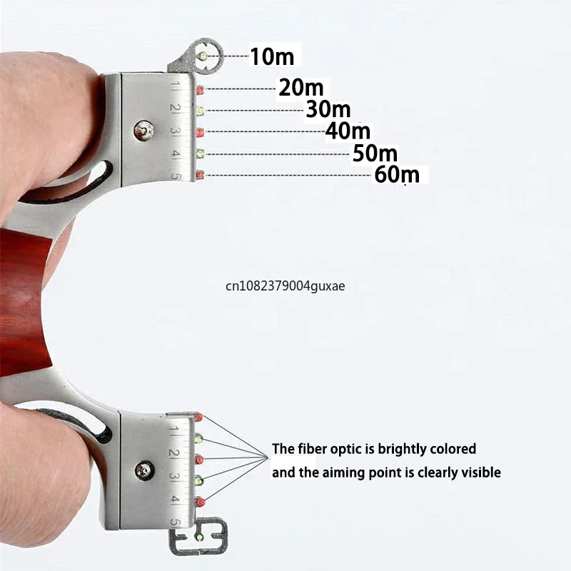 Slingshot de aço inoxidável para adultos, madeira maciça, Novato Apontando Slingshot, Ferramentas de caça ao ar livre, Acessórios Esportivos