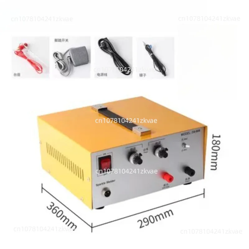 Hand Held Pulse Spot Welder, Welding Machine, Gold and Silver Jewelry Processing 80A