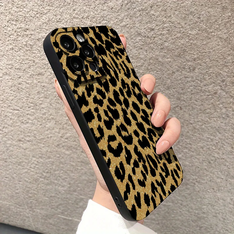Leopard Print Phone Cases For Samsung Galaxy S21 S22 S23 Plus S26 S25 S24 Note 20 Ultra A54 A16 A56 A55 A36 A26 Soft TPU Cover - view 6