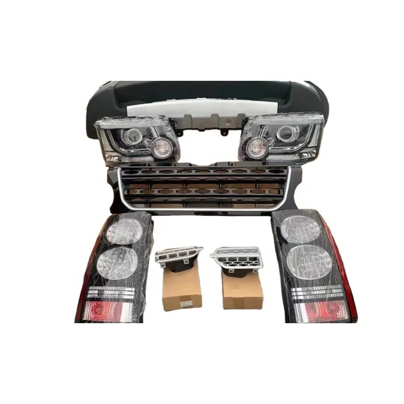 طقم هيكل السيارة عالي الجودة من Peiqi لسيارة لاند روفر ديسكفري 3. طقم تجميل لسيارة ديسكفري 2010 3. ترقية مصدات لاند روفر #4