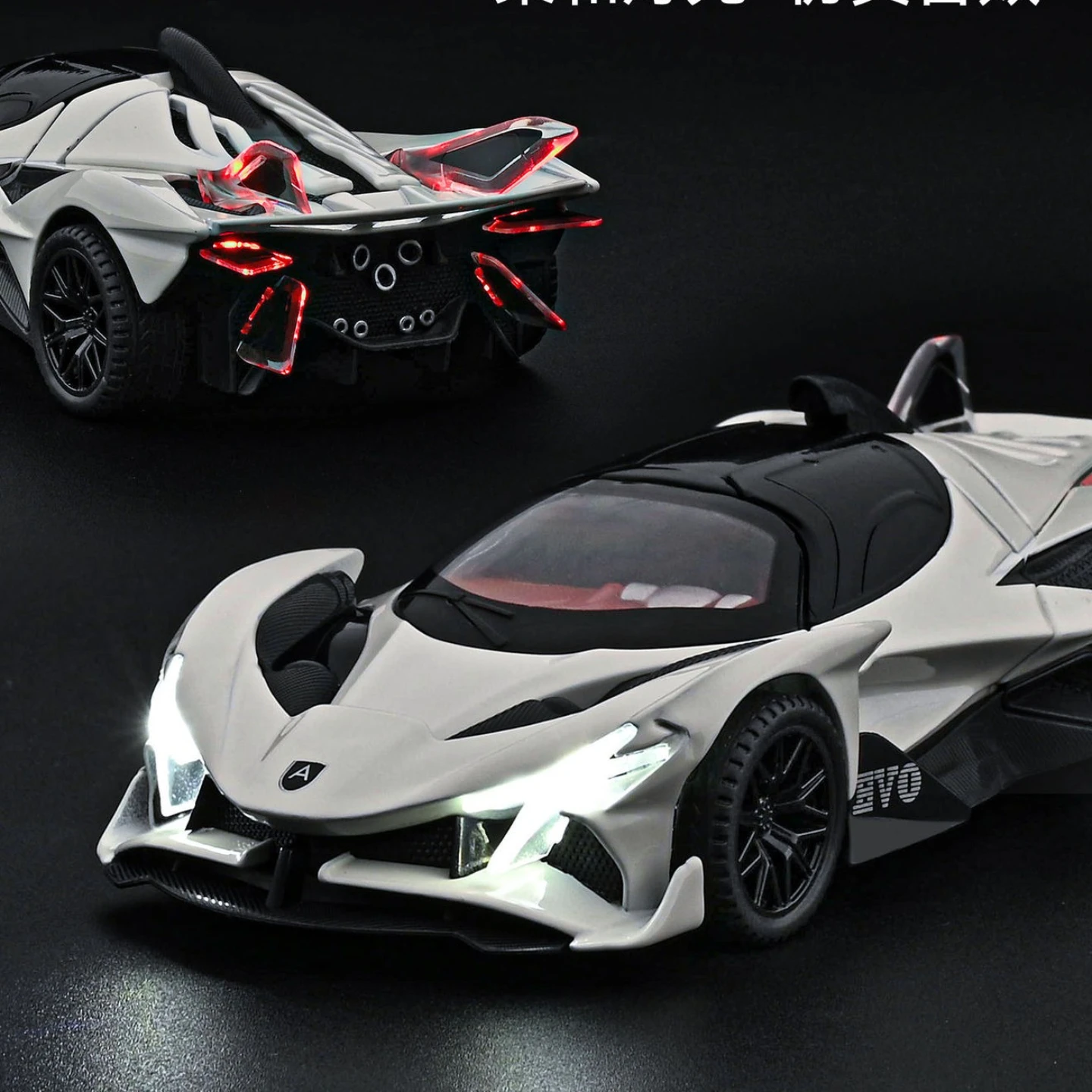 1:32 Apollo EVO supercar Alloy car model pull back sound light boy playing exquisite toys decorative ornaments creative ideas