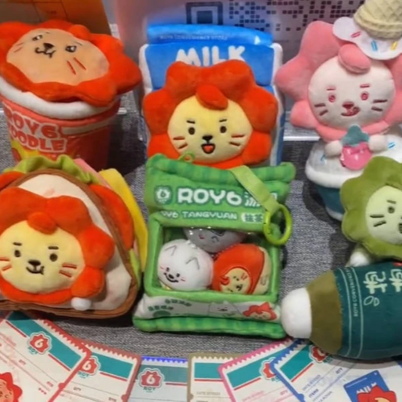 

Серия магазинов ROYAN, слепая коробка Wang Yuan ROYAN, загадочные коробки, милые куклы, плюшевый кулон, брелок-сюрприз, подарок на день рождения, украшение