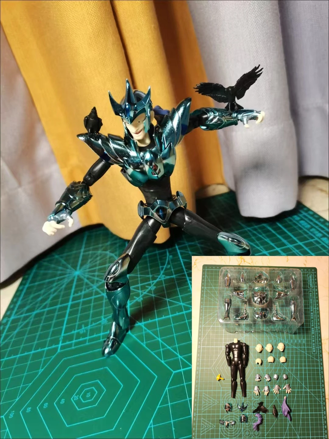 

In Stock JM.MST Saint Seiya Myth Cloth EX Crow Jamian Silver Knights of The Zodiac Anime Action Figure Model Toys Gifts