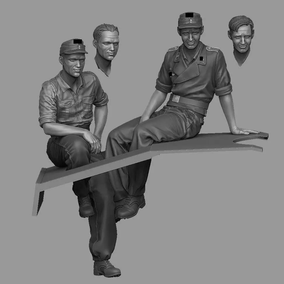 1/35 Resin Model Figure GK, Unassembled and Unpainted Kit
