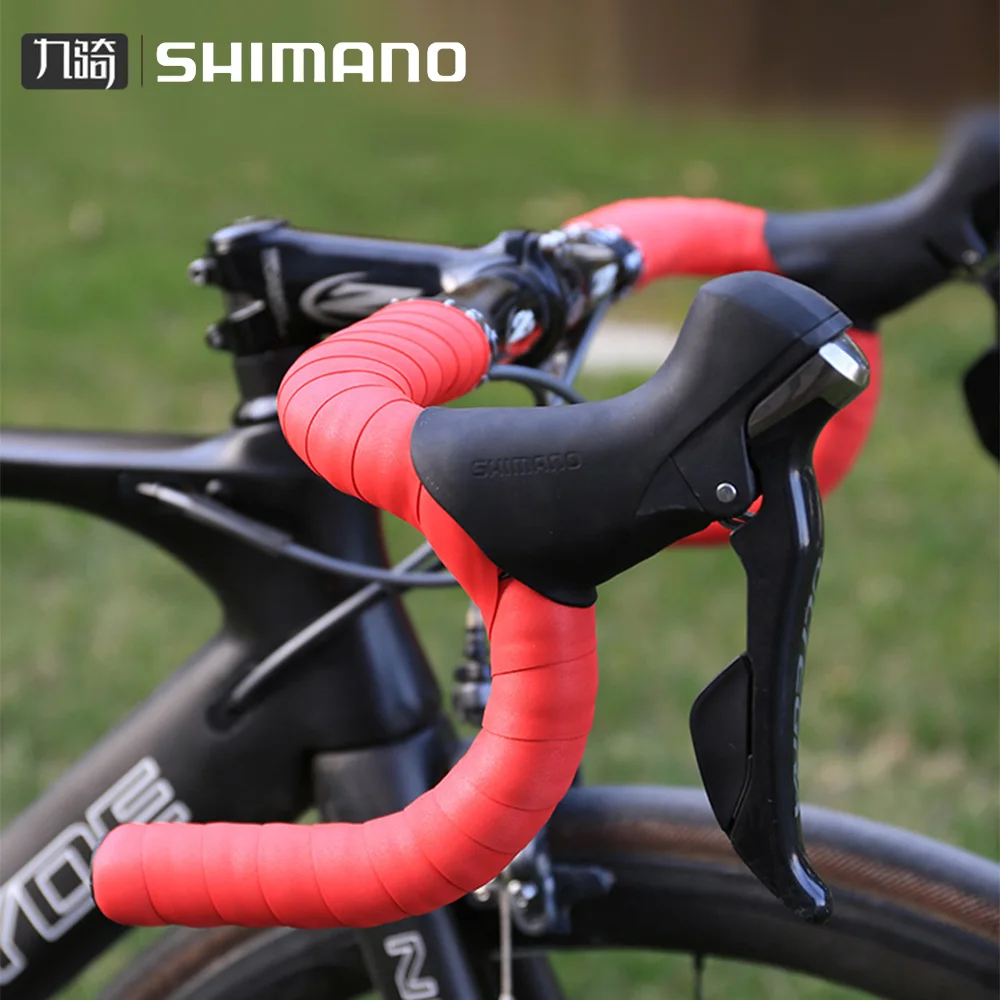 SHIMANO PRO Handlebar Tape - Cork & Silicone Non-Slip Bicycle Bar Tape for Road Bike, Fixie Dead Bike