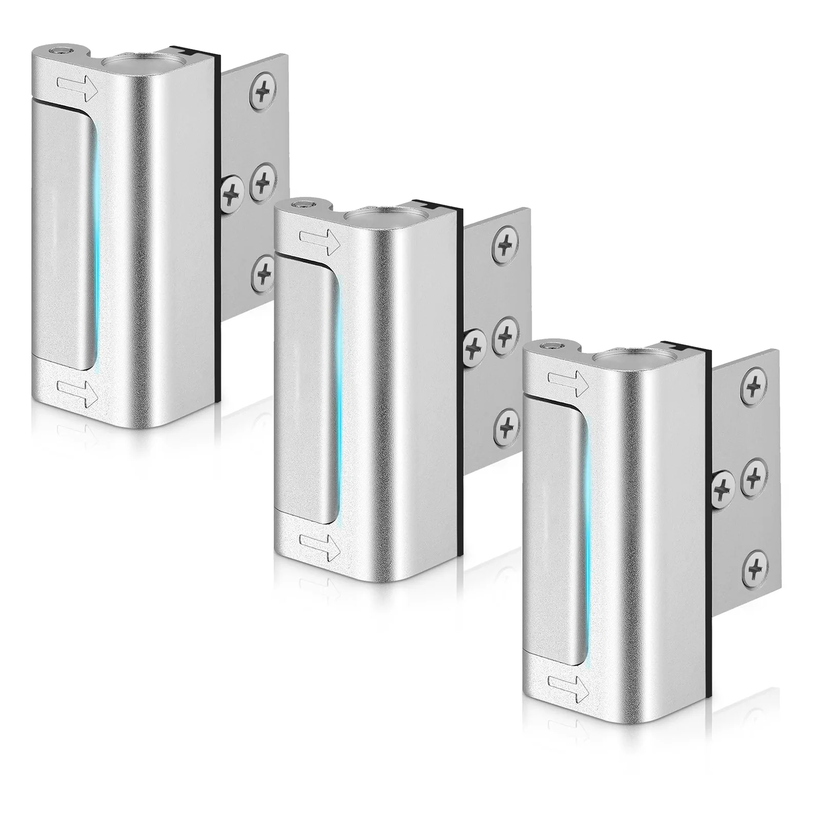 KERUI قفل باب أمان المنزل سبائك الألومنيوم مكافحة سرقة قفل الباب حريزعلى الأطفال تعزيز مزلاج السلامة 800Lbs تقوية الباب