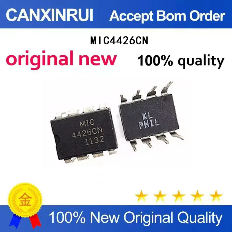 (5-100pieces)Brand new MIC4426CN MIC4426C MIC4426 DIP8 H-bridge driver chip, starting from one piece