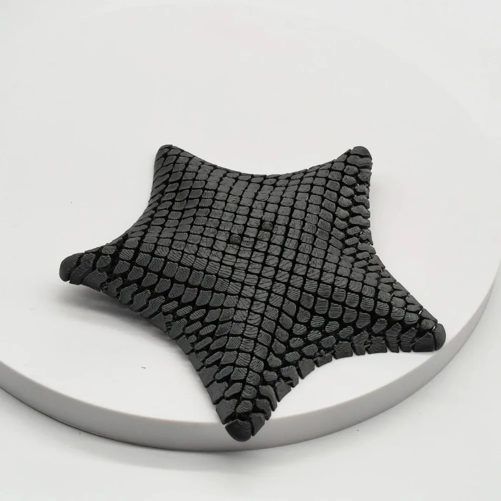 

Красочные украшения в виде морской звезды, подвижные суставы, градиентная 3D-печатная морская звезда, многоцветная шарнирная подвижная морская звезда