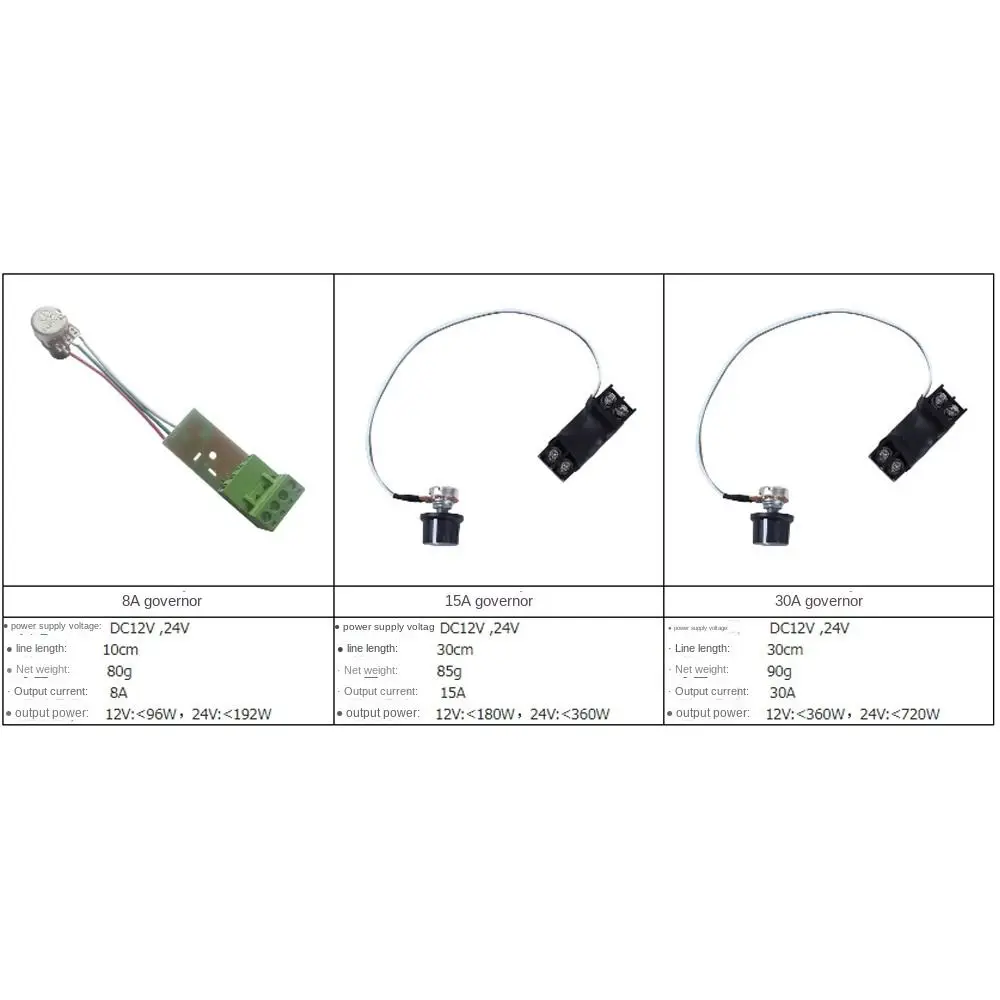 8A/15A/30A LED Manual Dimmer Rotary 12V Manual Knob Controller Pwm Dimming Light Accessories Light Strip governor Home