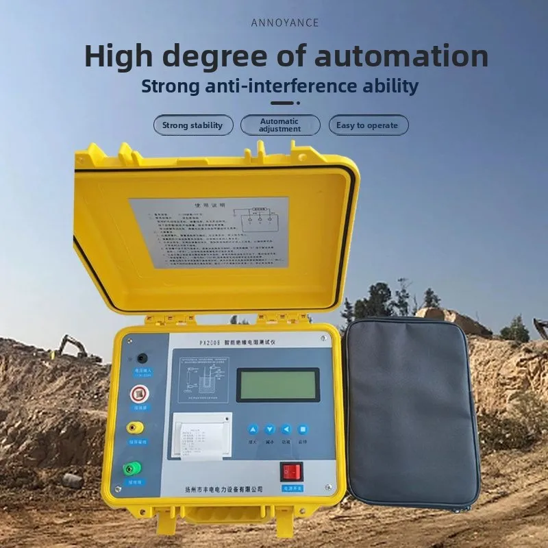 Intelligent Insulation Resistance Tester High Voltage Digital Megohmmeter 5000V 10000V