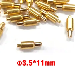 50pcs Spring Loaded Header Charging thimble 3.5 x 11mm Antenna probe Diameter 3.5x11 POGO PIN signal pin 7.8 mm Height Above PCB