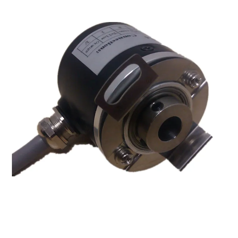 Supply for GHH38 Incremental Optical 6MM 8MM Through-hole Hollow Shaft Rotary Encoder 100 200 360 500 1024PPR