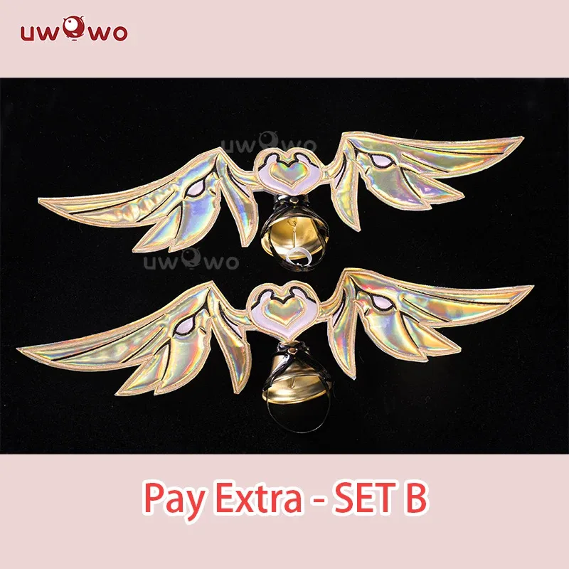qq28LQIN STOCK UWOWO Gioco Honkai Impact 3: Elysia Fanart 'Luminous Sands' Dress Cosplay Cos con fiocco Halloween Co