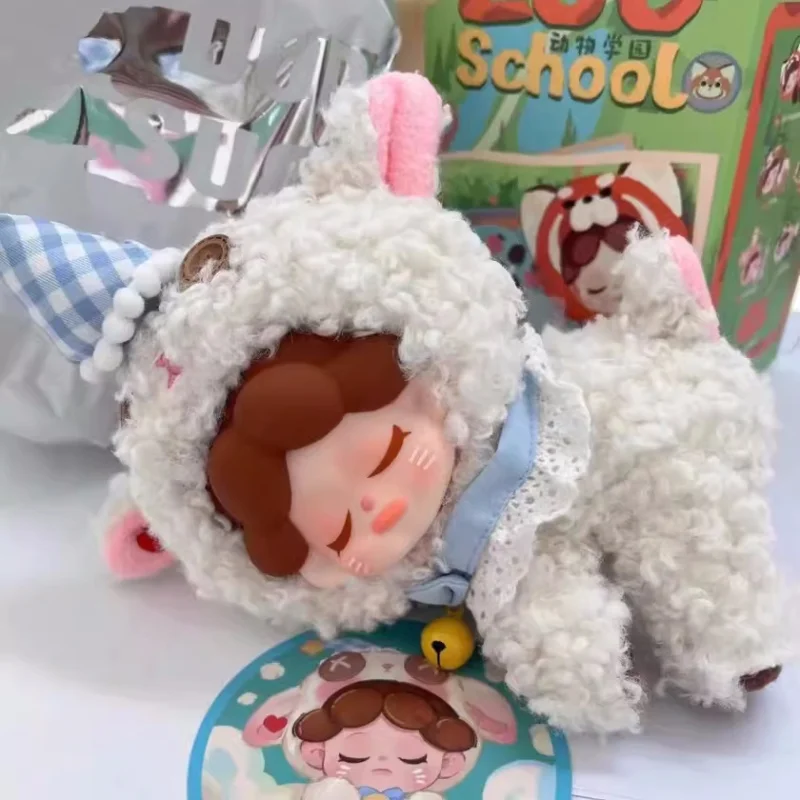 Boîte ennemi de la série scolaire du zoo Wendy, jouets de boîte mystère, pendentif au beurre mignon, figurine d'anime d'action, décoration de cadeaux d'anniversaire