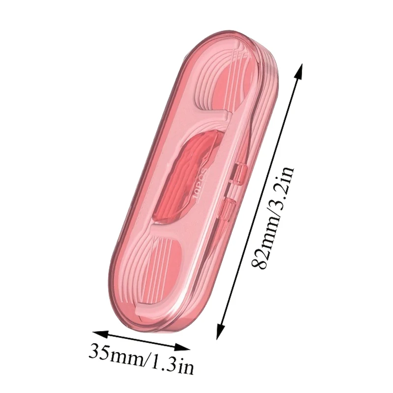 10 Pack Boxed Dental Floss Portable Travel Package Disposable Superfine Toothpick Line Dental Floss Storage Box Oral Care