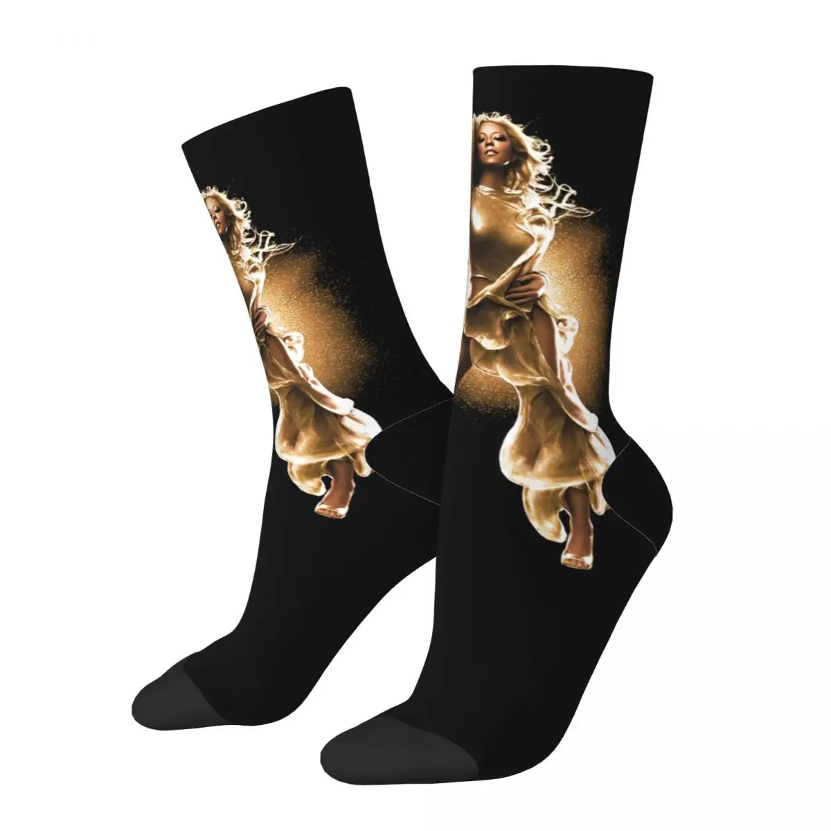 Men Women Mariah Carey Merch Socks Super Soft Funny Happy Emancipation of Mimi Socks Harajuku Product Middle Tube Crew Socks