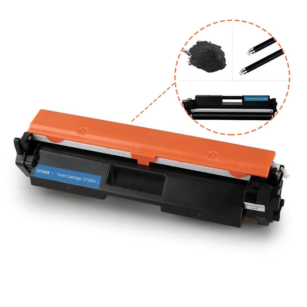 2PK Compatible HP 30X CF230X Black Toner Cartridge LaserJet Pro M203dn M227d