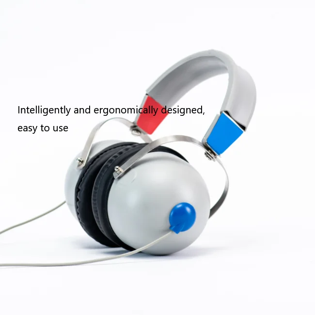 Audiological Testing Supra Aural Headsets Hearing Screening Headphone Easy Installation 10 Ohm Version RoHS Compatible