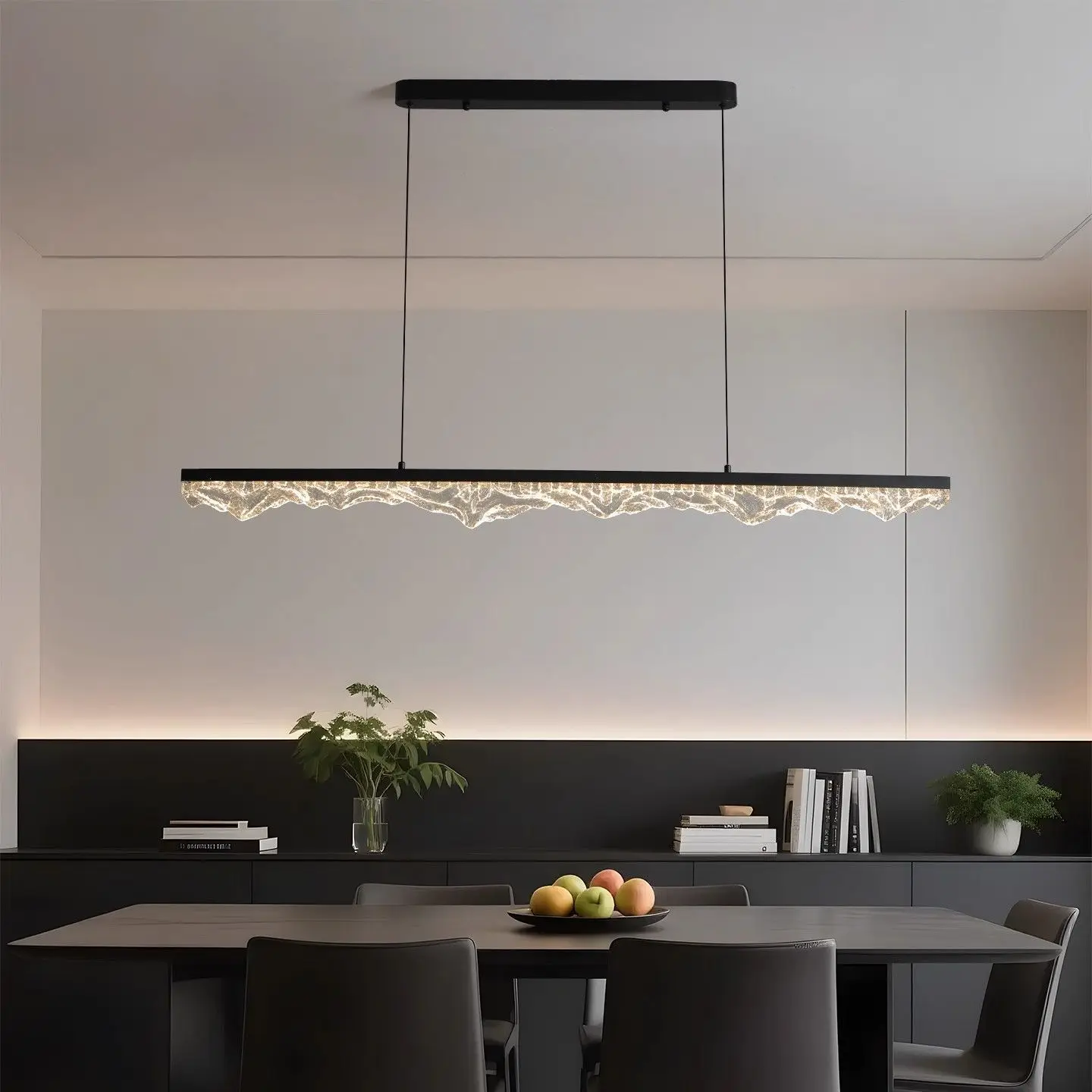 

Nordic Long LED Pendant Light Used for Restaurant Food Tables Kitchen Island Designer Chandelier Home Decor Lusters Luminaires