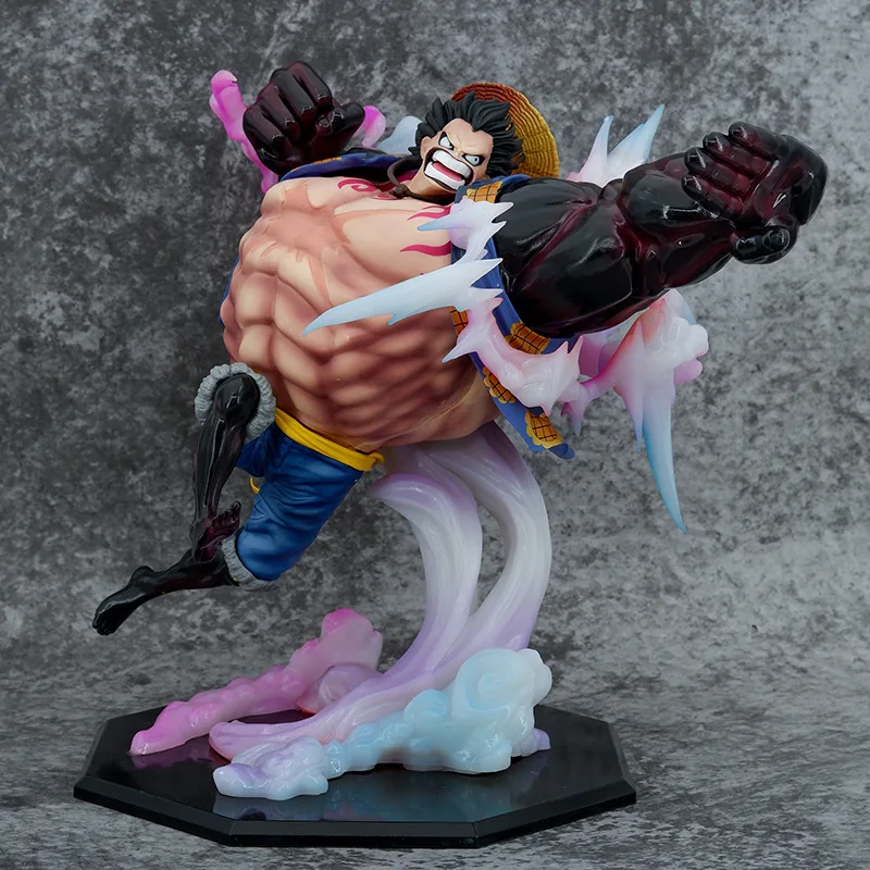 Anime One Piece Monkey D Luffy Battle Ver. Gk Gear 4 figurine modèle Collection poupées Statue jouets poupée enfants cadeaux