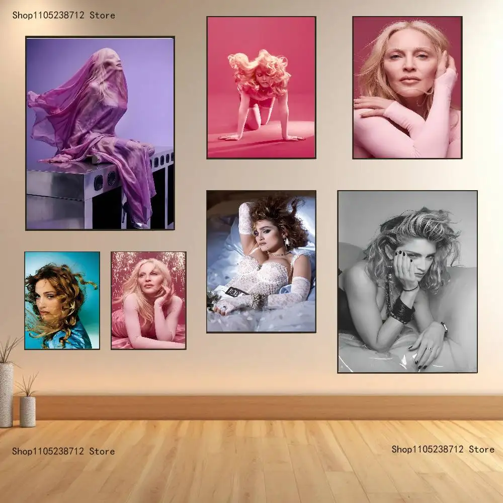 Affiche Singer M-Madonna CONFESSIONS ll, art mural polyvalent pour salon, chambre à coucher, bureau, couloir, bar, décoration de la maison, cadeau