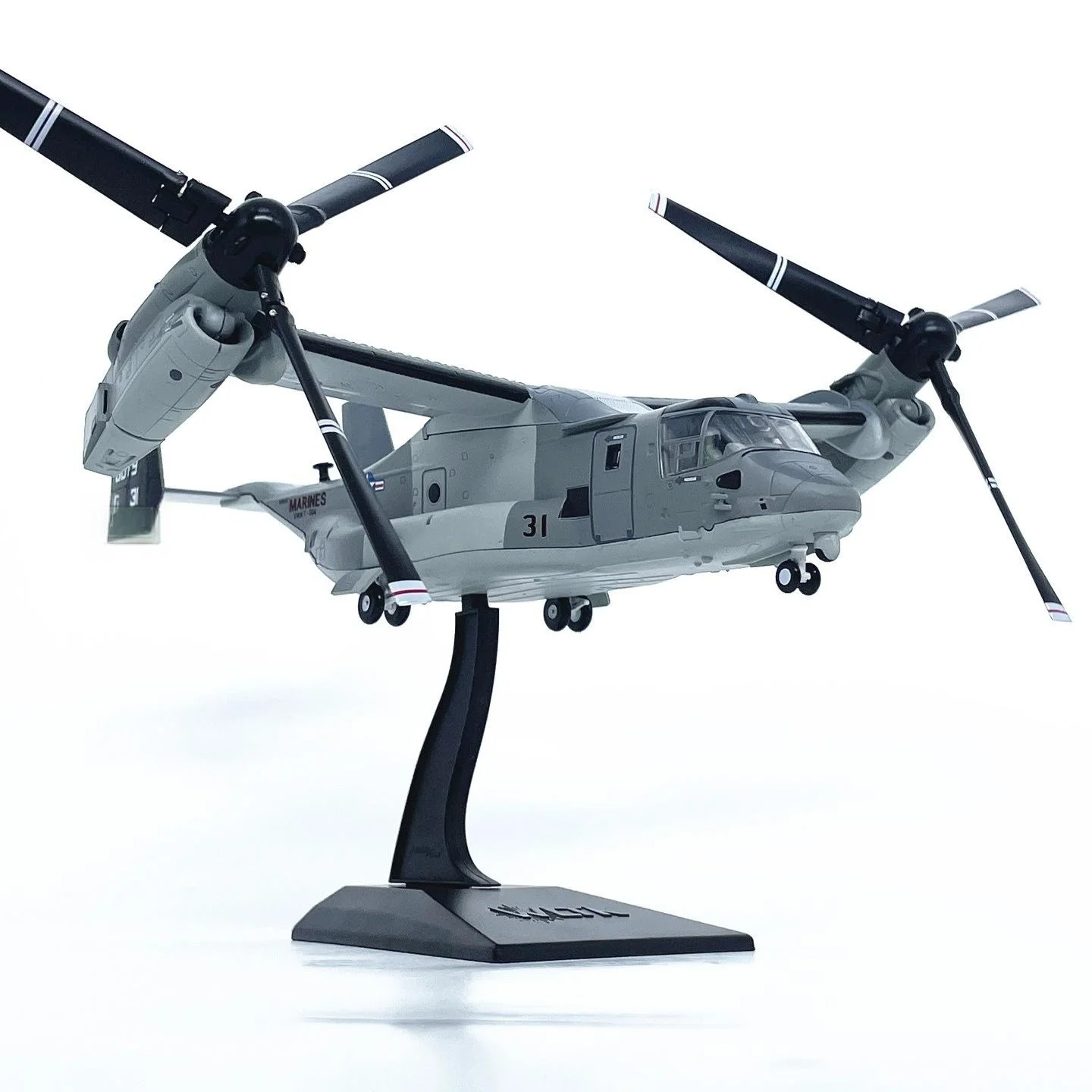 1:72 Alloy Diecast Aircraft US MV-22B Osprey Tilt-Rotor Transport Helicopter Model Plane For Military Aviation Collectors Gift