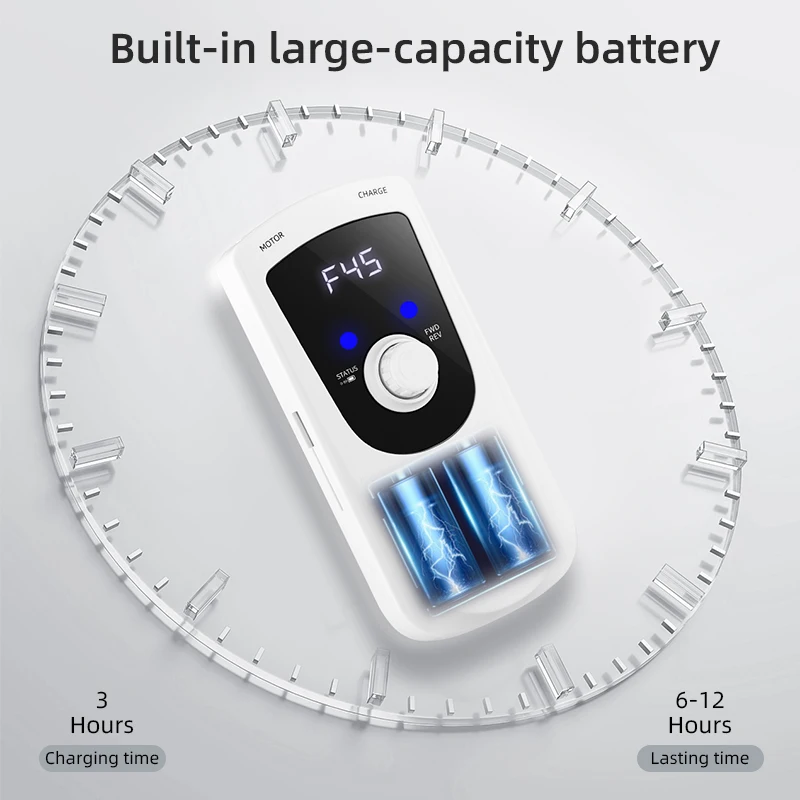 Elektrische Nagelbohrmaschine mit 45000 U/min, geräuscharme, wiederaufladbare Nagelgel-Poliermaschine, geeignet für Nagelkunst-Salonwerkzeuge