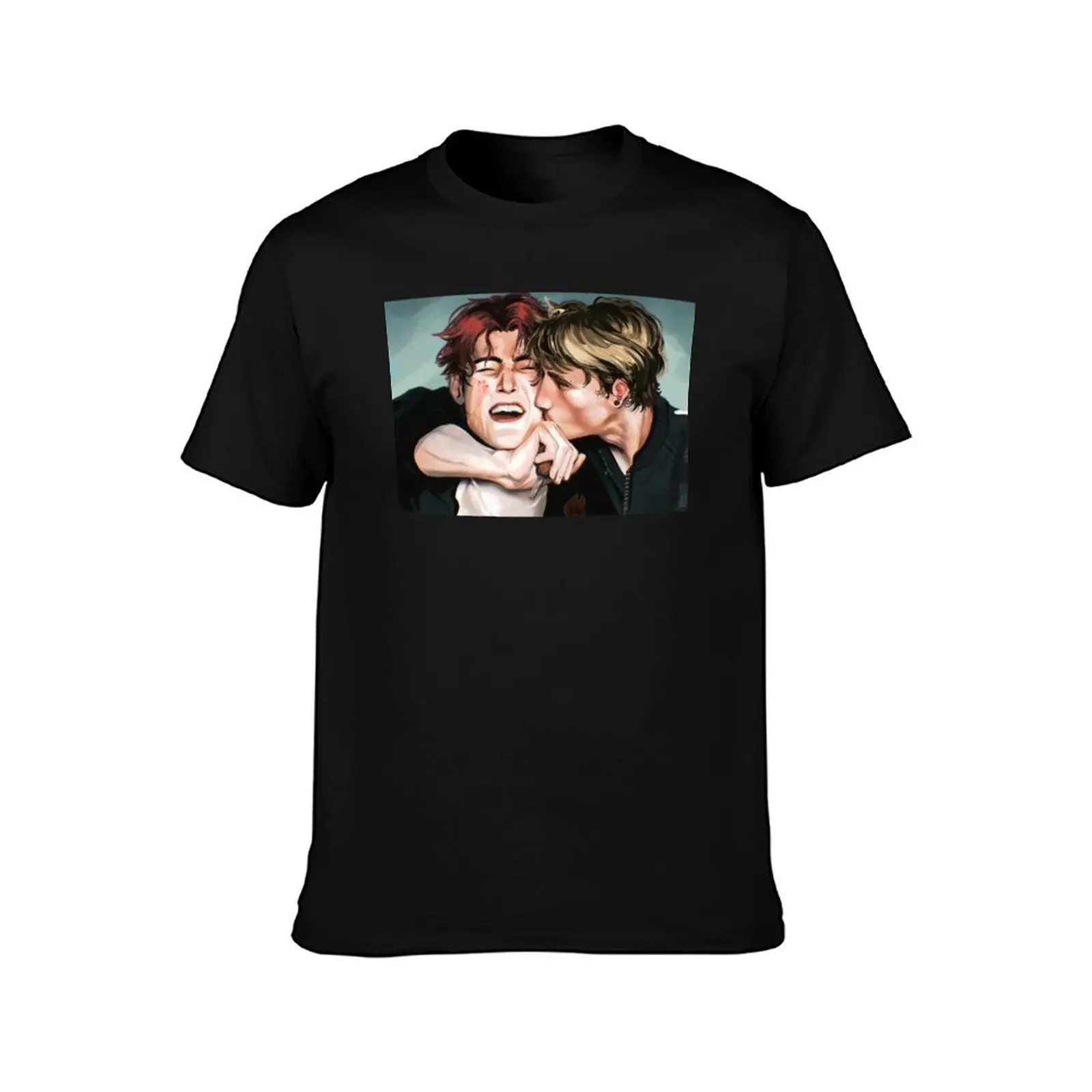 Andrew x Neil T-Shirt t shirt man plain man t shirt heavy cotton T-Shirt
