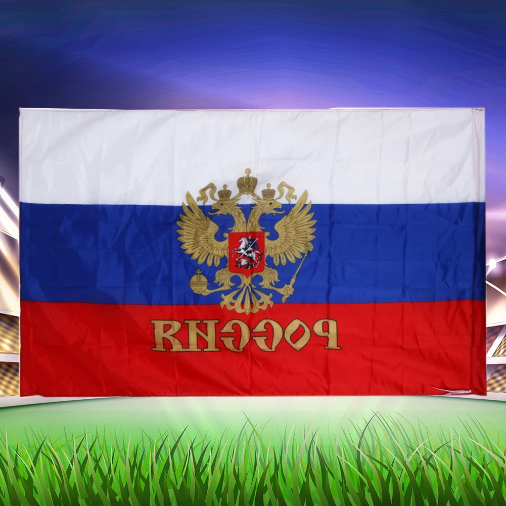 90x150cm Parade National Flag Polyester Printed Garden Flags Pendant Ornament Holiday Gift Hanging Decoration for Football Game