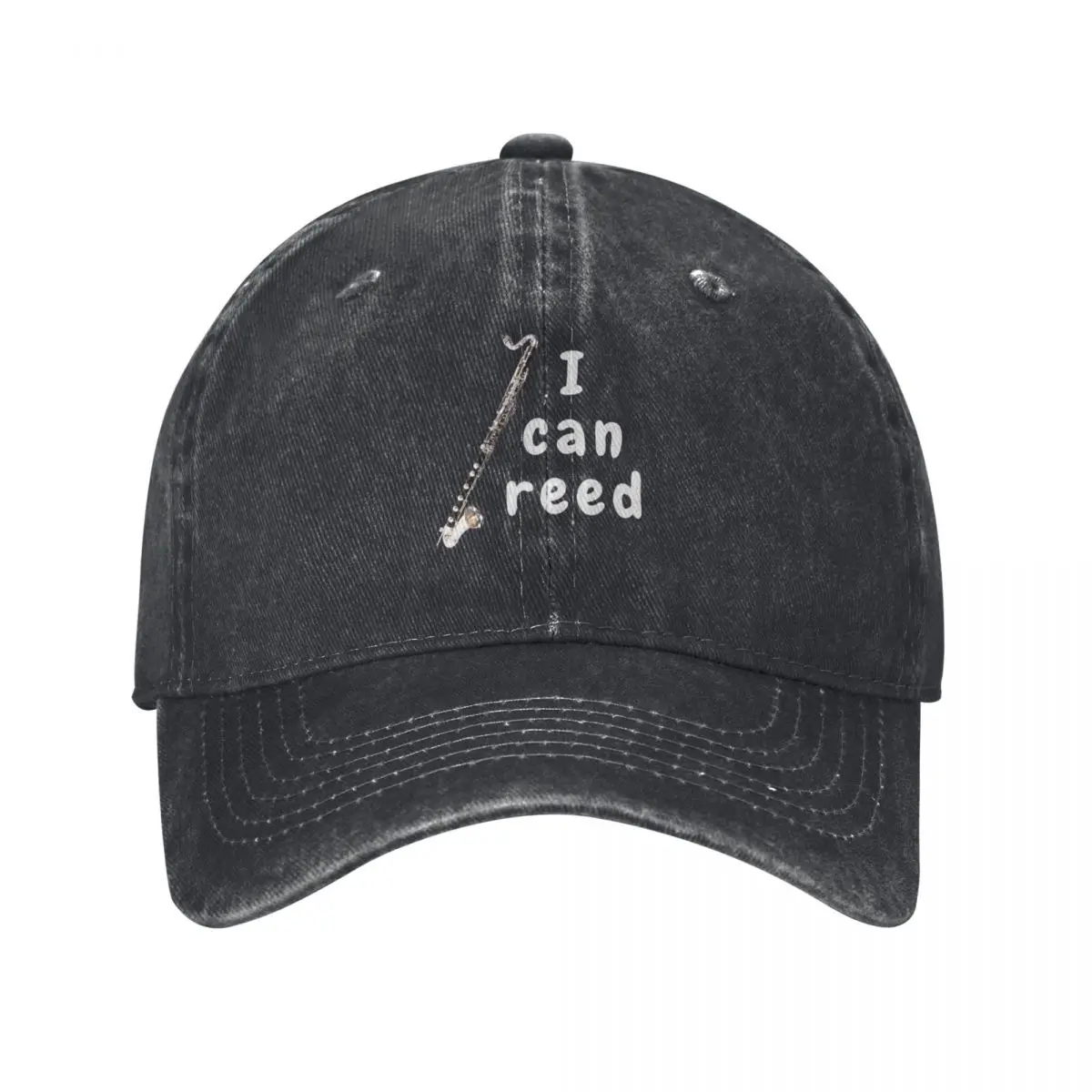 I Can Reed: Bass Clarinet Baseball Cap Golf tea Hat funny hat Rugby Women's Golf Clothing Men's