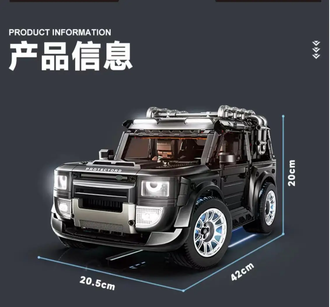 Jizhuan Bouwstenen J2022 Voogd-Palanbo 1:8 Automodel 2089 Deeltjes Puzzel Montage Bouwstenen Sportwagen Speelgoed