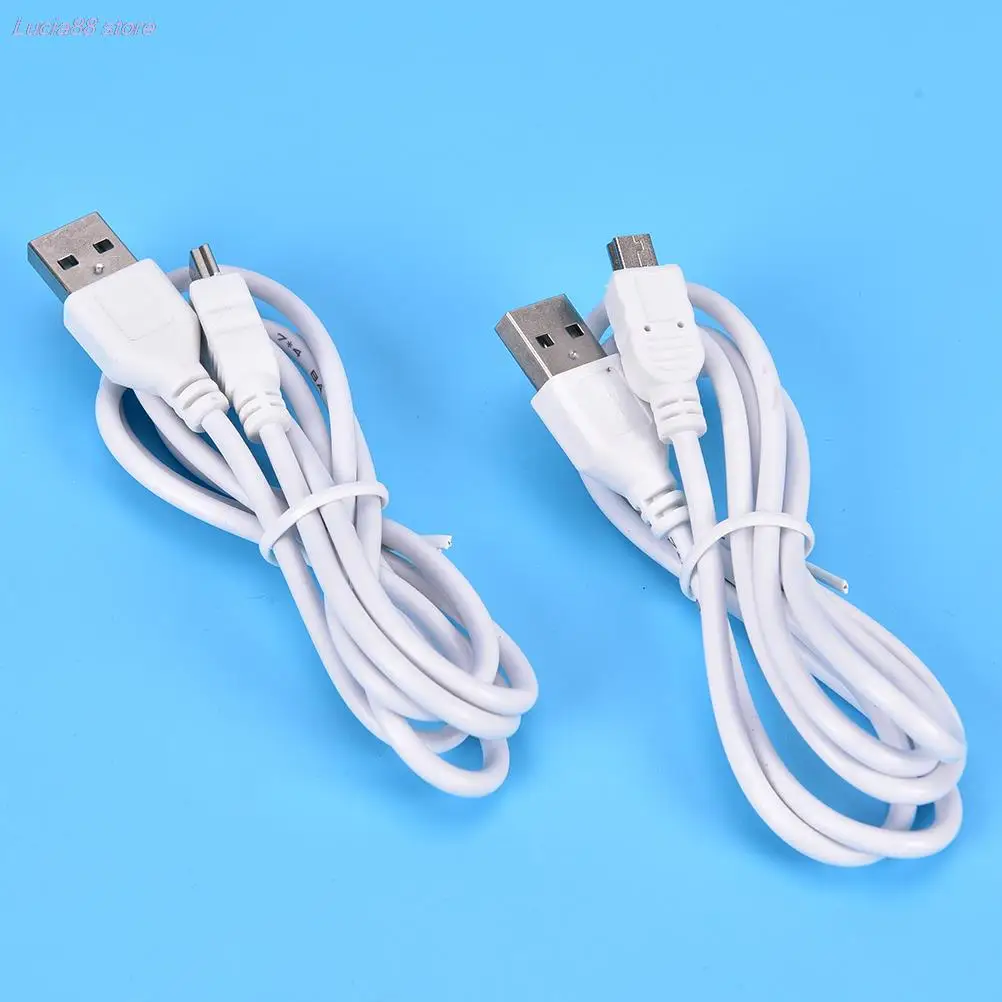 1m Long MINI USB Cable Sync & Charge Lead Type A to 5 Pin B Phone Charger