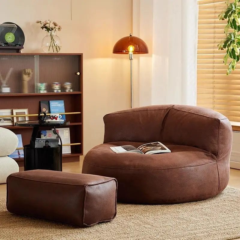 Cheap Upholstered Cloud Modern Bubble Canape Design Fluffy Bean Bag Live Exterior Low Liquidation Seat Poltrona Sacco Home