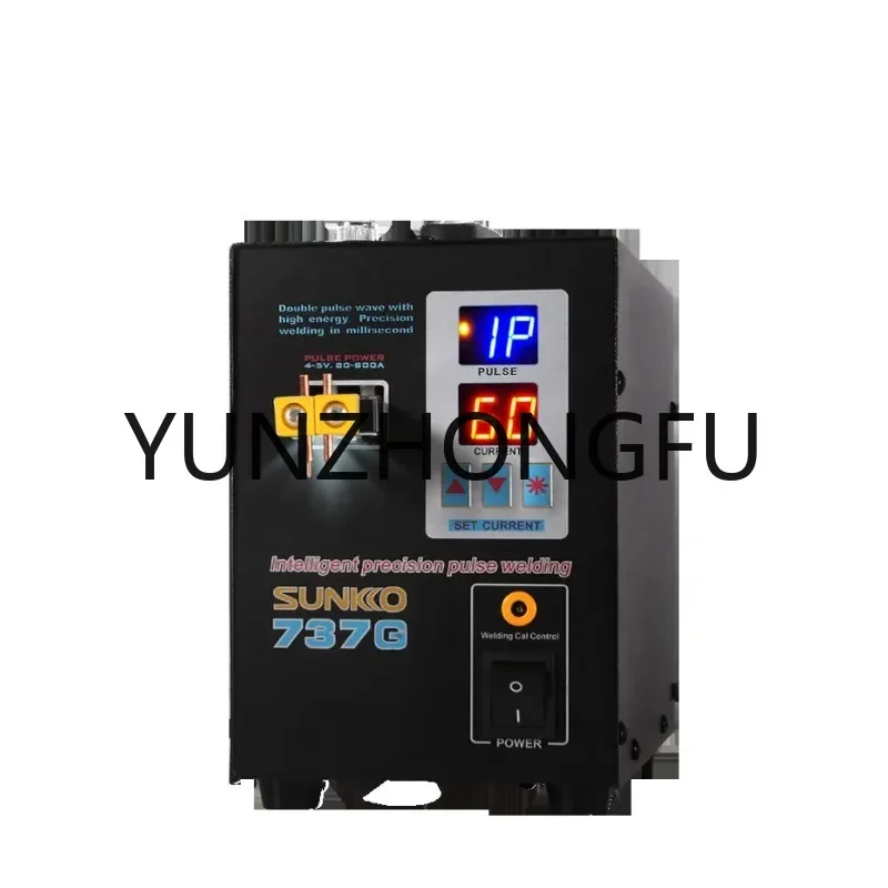 737G battery spot welder 1.5kw precision pulse spot welder led light welding machine used 18650 battery pack spot welders