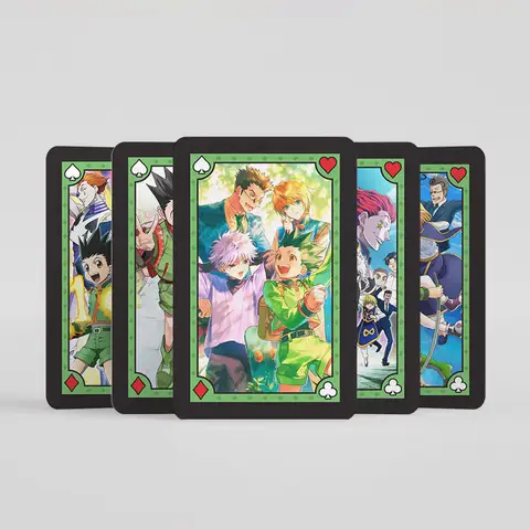 Anime Pokerleksak Hunter X Hunter Brädspelskort Hisoka Killua Zoldyck Cosplay Inbunden Coollection Gåva 10 best sales anime pokerspelkort - №2