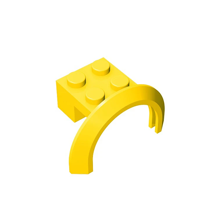 

10pcs Compatible MOC Brick Parts 50745 Wheel Arch Mudguard 4 x 2 1/2 x 2 Building Block Particle DIY Assmble Kid Puzzle Toy Gift