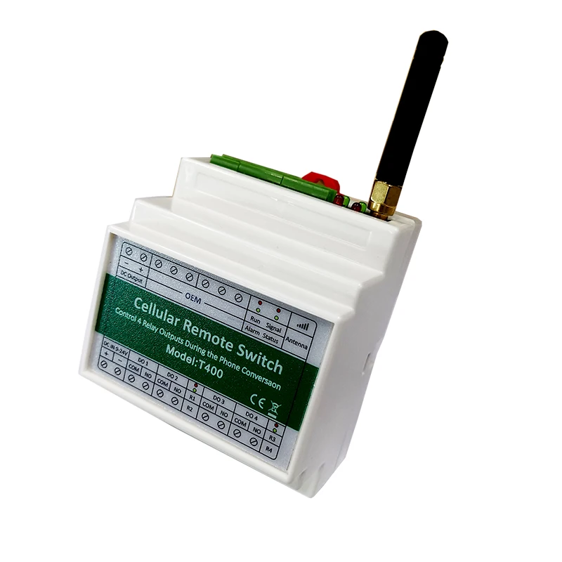

Gsm 4G Lte T400 Control Unit Cellular Relay Switch Controller for Switching of Remote Equipment