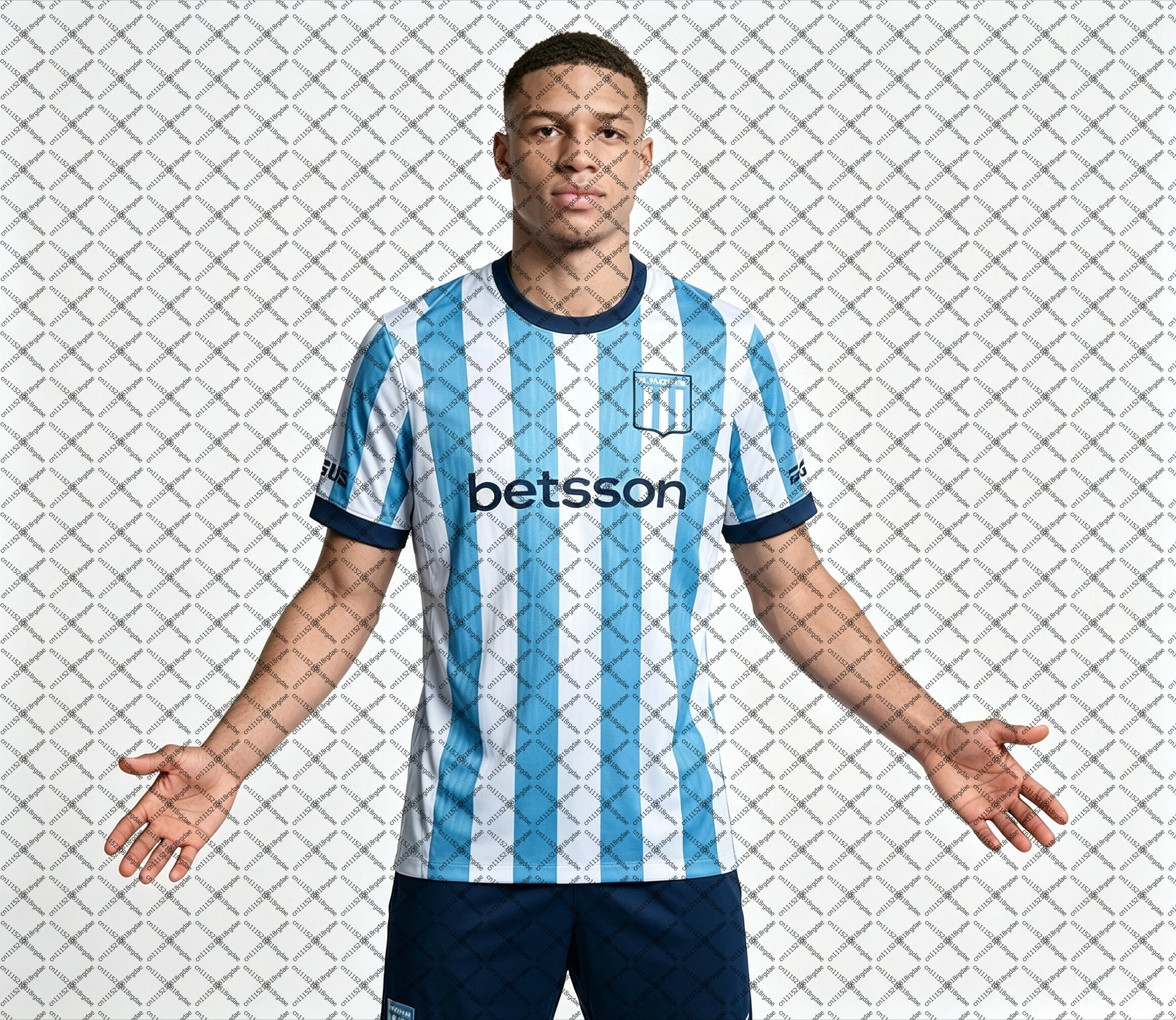 26-27 new Mens Soccer Game Racing Club De Top Adult Jersey Unisex Sports A-Avellaneda Training Quick drying breathable tee