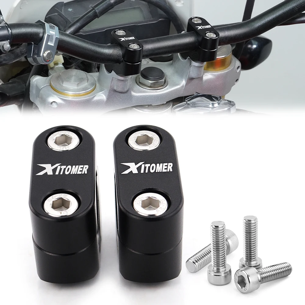 

7/8 "22 мм стойки руля назад подвижные монтажные стойки для Honda XR150L XRV650 Dax125 Monkey Deauville CTX700 CL50 CT125 PCX125