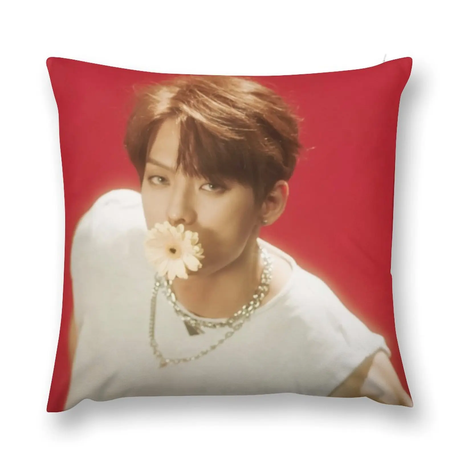 Minhyuk with flower ver. 2 Throw Pillow home decor items Christmas Pillow Cases Decorative pillow case