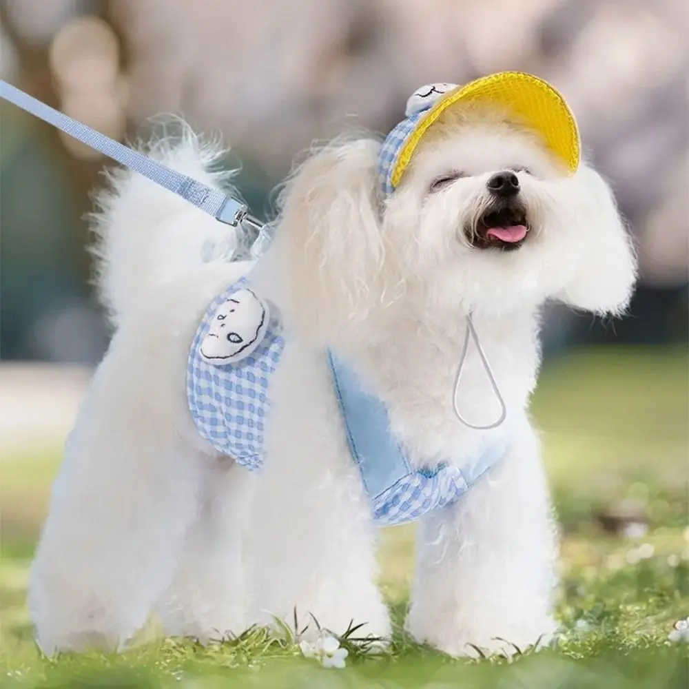 

Leisure Adjustable Dog Harness Set Soft Mesh Dog Walking Rope Chest Strap Breathable Dog Vest Harness Puppy Accessories