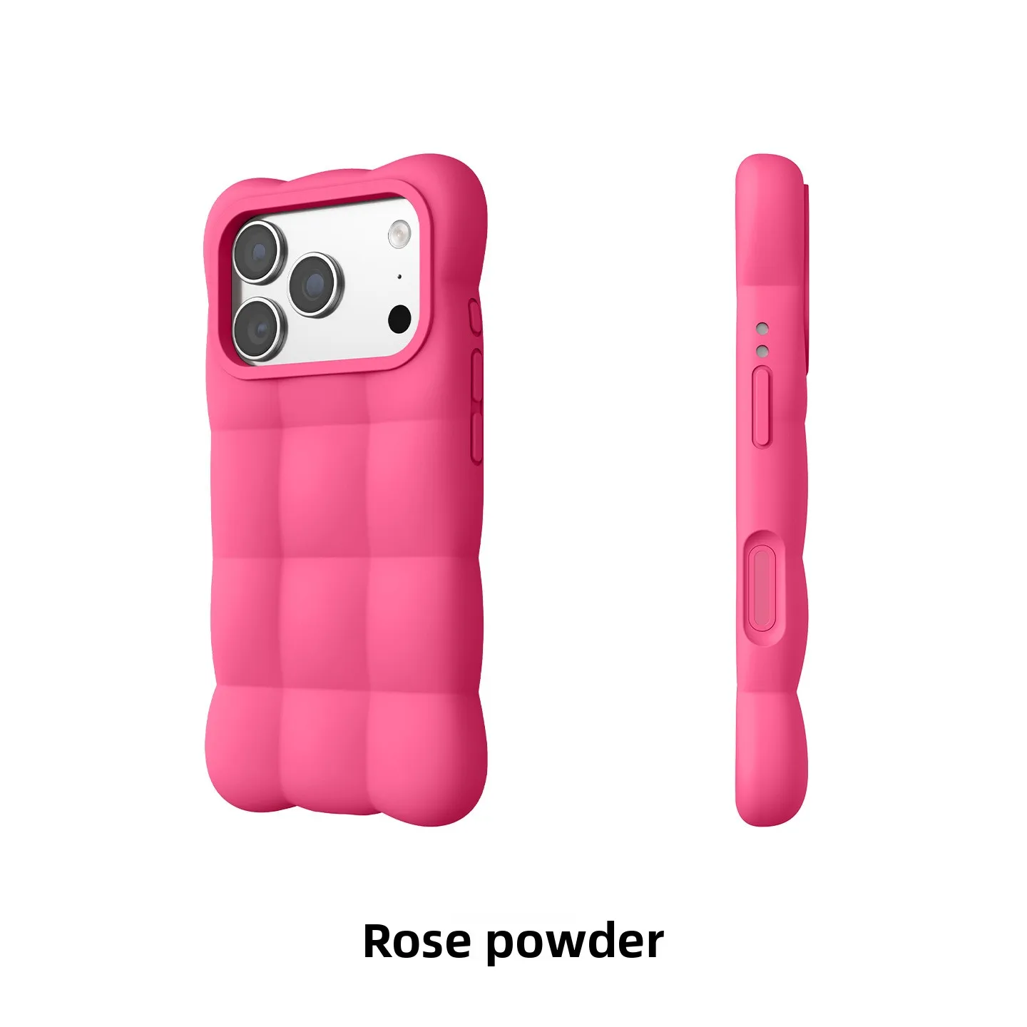 Flüssig-Silikon 3D-Wolken-Puff-Handyhülle für iPhone 16 17 18 Pro Max Stoßfeste Schutzhülle für iPhone 18Pro 17Pro 16Pro