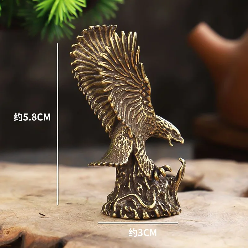 Brass Great Peng Eagle Figurine, Modern Minimalist Creative Home And Office Decor, Single Item Dropshipping