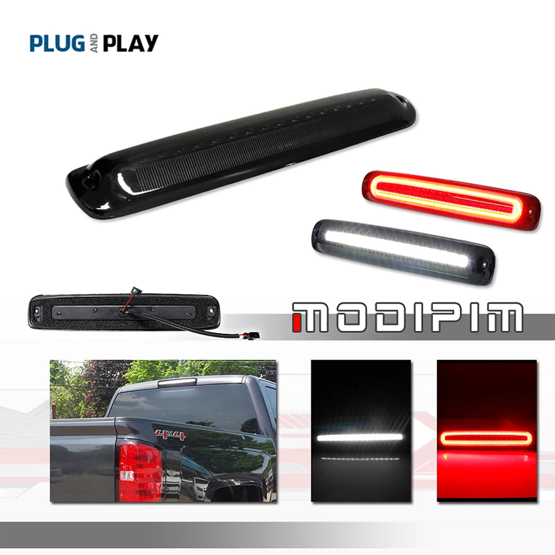 

LED Hight Mount 3rd Third Tail/Brake Cargo Light For Chevy Silverado 1500 2500 3500 3500HD, For GMC Sierra 1500 2500 3500 3500HD