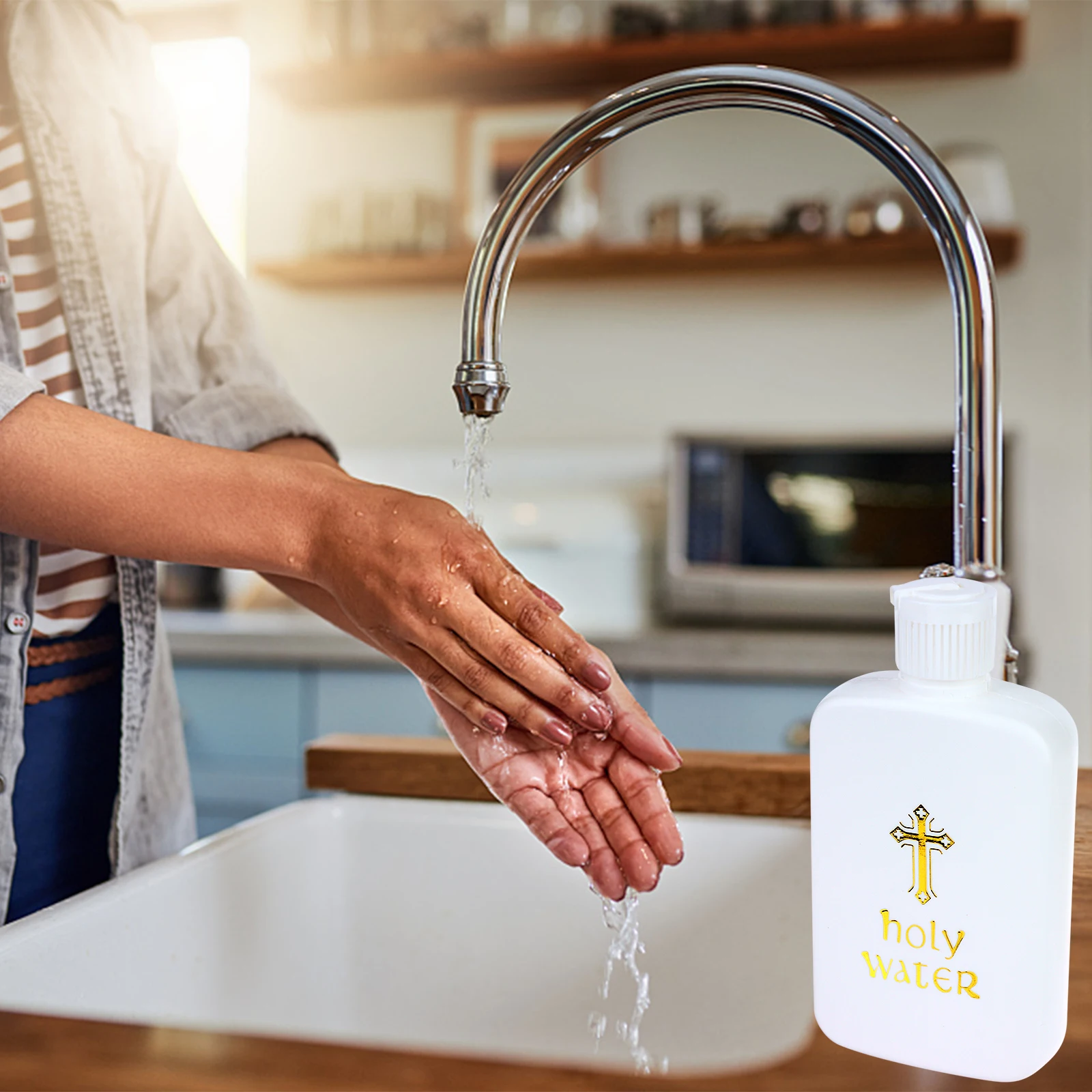 15pcs 100ml Holy Water Bottles Plastic Holy Water Container Holy Water Empty Plastic Refillable Containers