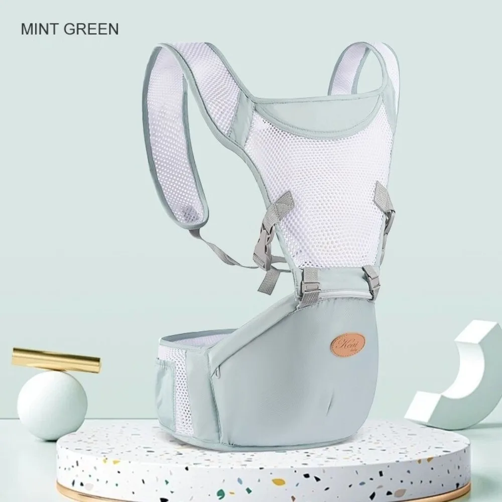 

New 2 in 1 Waist Stool with Hip Seat Ergonomic Carrier Detachable Breathable Mesh Infant Hipseat for Outdoor