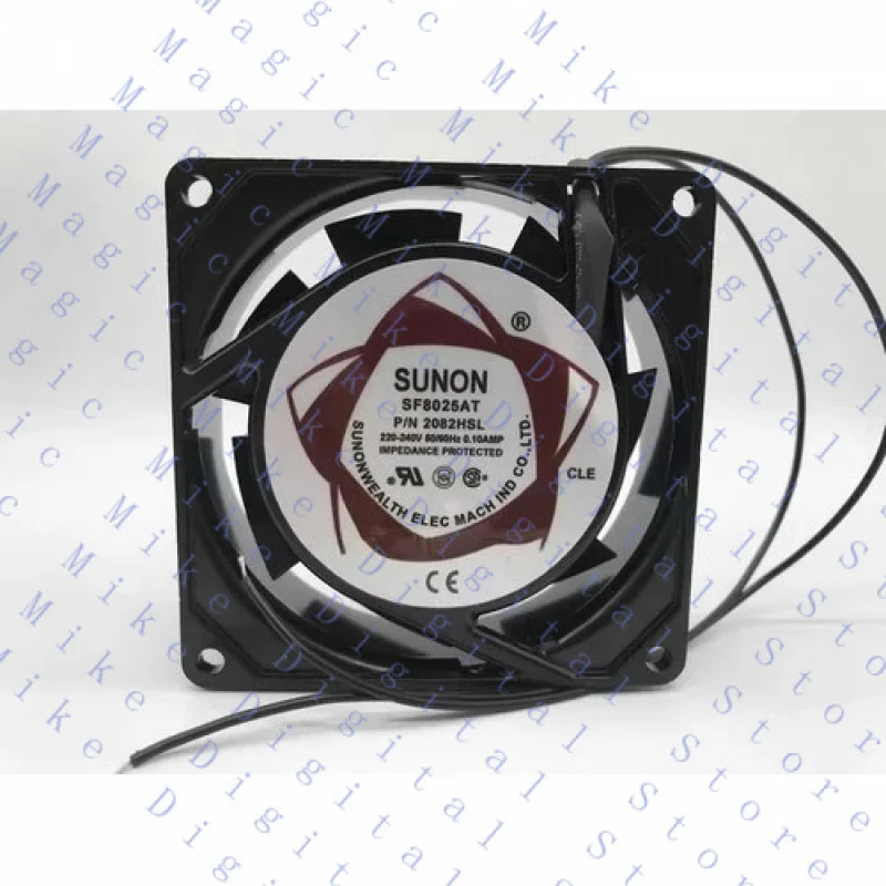 UU  FOR SUNON SF8025AT P/N2082HSL 8025 220-240V 0.10A Fan NEW